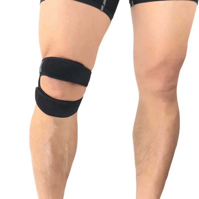 1 шт. наколенник обертывающий рукав нейлон неопрен Регулируемый дышащий анти-удар Открытый Фитнес Спортивная одежда Защита ног