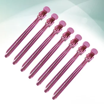 

12pcs Hair Clips Durable Professional Stainless Steel Alligator Clips Duckbill Clips Hair Styling Clips Hairdressing Clips for B