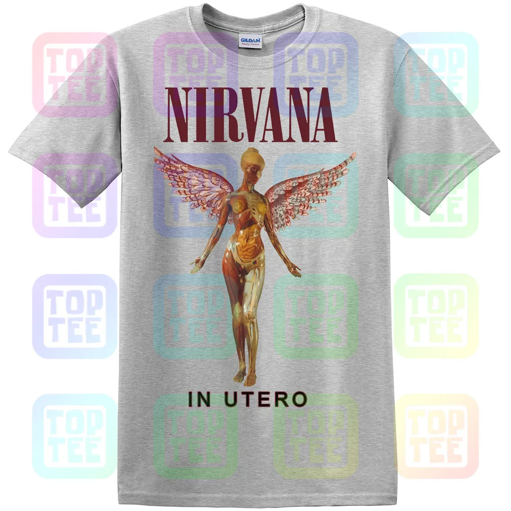 Футболка Nirvana-In Utero natur из хлопка Kurt Cobain