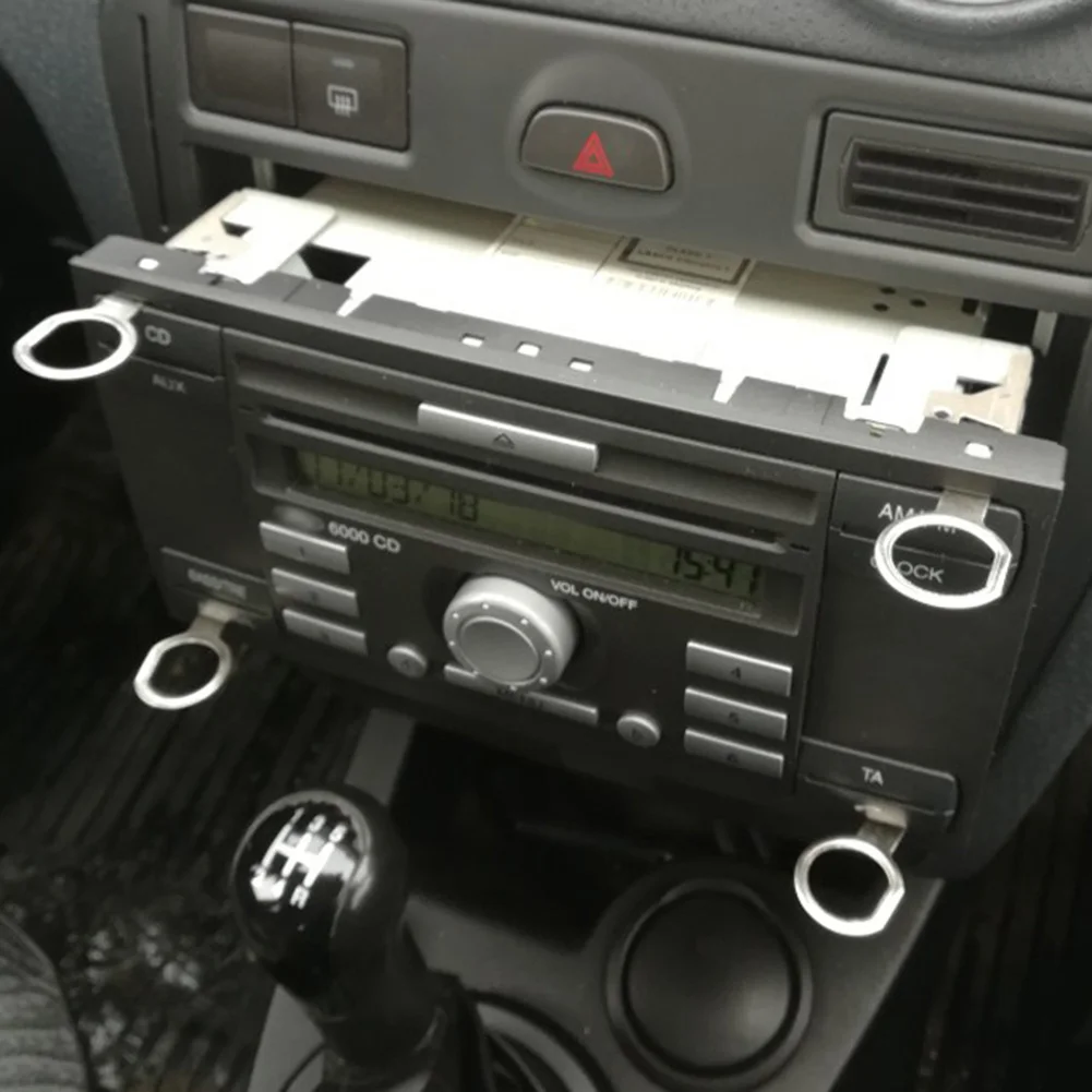 Sound-way 1 DIN Autoradio Radioblende RadioRahmen, ISO-Verbindungskabel,  Antennenadapter, kompatibel mit Ford Focus, Fiesta, Mondeo, Escort, Transit