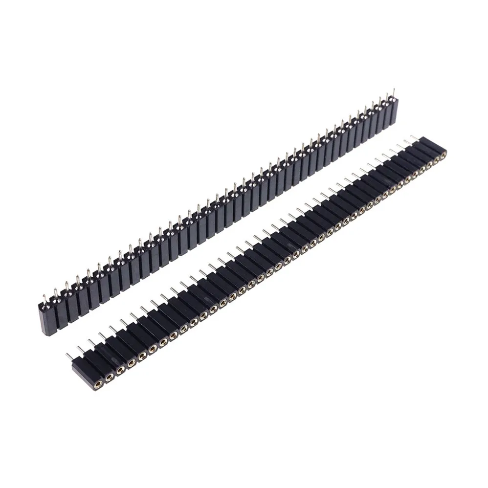 1 шт. Однорядный изолятор 1x40 2 54 мм 40 p pin Pin|Соединители| |
