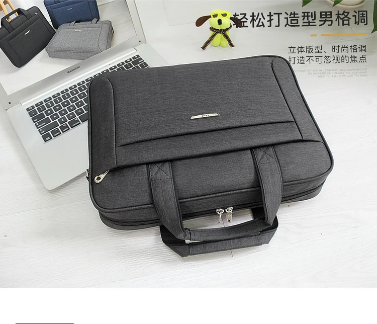 Новый дизайн, сумка для ноутбука, мужской деловой портфель, Повседневная сумка через плечо, мужская сумка, Оксфорд, водонепроницаемая