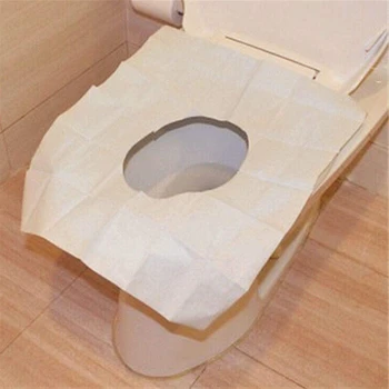

100pcs Disposable Toilet Seat Cover Mat Toilet Paper Pad For Travel Camping Bathroom Accessiories Sheets Pocket Size Flushable