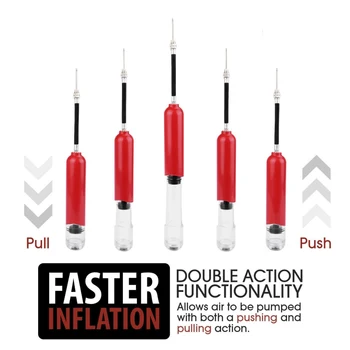 

2019 Hand Ball Pump Portable Air Pump For Inflatables Basketball Soccer Volleyball Football Sport Ball,