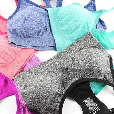 Fitness Sports Bra Activewear For Women Running Yoga Bra Push Up Sport Bra Top Athletic Vest Yoga Top Padded Brassiere Sport Top