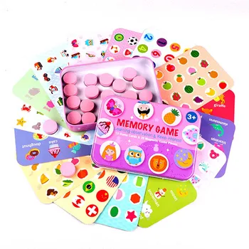 

Hot Color Learning Memory Chess Logic Thinking Training Children Brain Intelligence Development Puzzle Early Education Toys