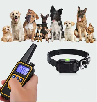 

Waterproof Pet Dog Training Collar with LCD Display Digital Backlight Rechargeable Barker 1000M IP6X Electric Remote Modern 1 Pc