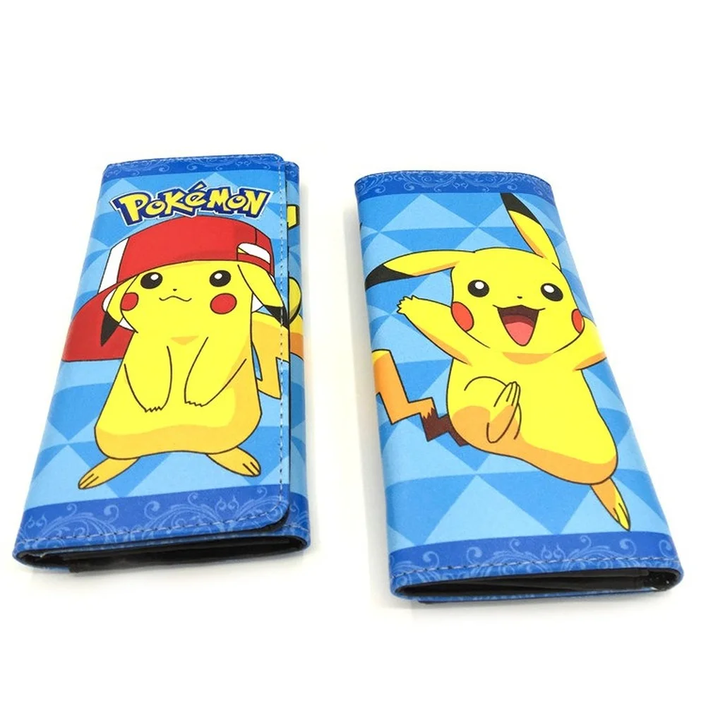 Pokemon Button Wallet Fire-breathing Dragon Pikachu Eevee Squirtle  Charizard Poliwag Gyardos Clefairya Large-capacity Card Toys - Game  Collection Cards - AliExpress