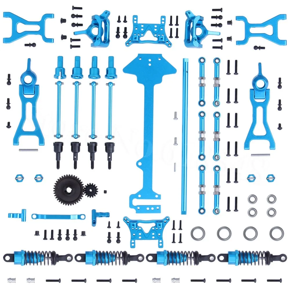 Полный обновления частей для Wltoys A959 Vortex 1/18 2 4G 4WD электрический RC автомобиль