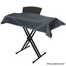 88 ключ легко наносить водонепроницаемый узор в клетку пылезащитный PU кожаный двухслойный чехол для пианино на молнии не скользит Книга Стенд Открытие