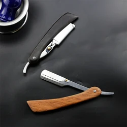 Professional Straight Edge Razor Manual Barber Razor Zinc Alloy  Folding Shaving Razor Facial Beard Hair Remover Safety Razor