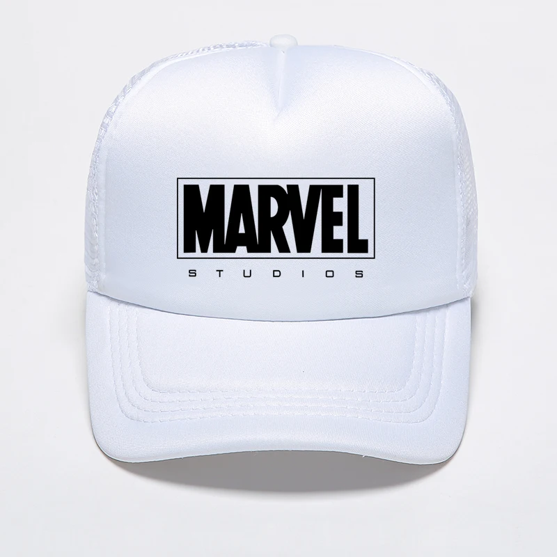 color1 Бейсбольная кепка с надписью MARVEL s, Регулируемая Кепка для отдыха, Кепка с сеткой, модная мужская и женская кепка с сеткой - Цвет: color1