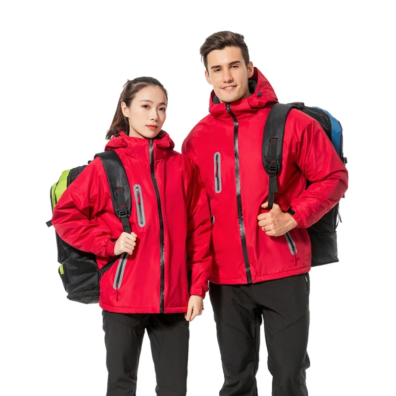 

Hunting Jacket Thick Hooded Detachable Waterproof Windproof Fluffy Climbing Hiking Warm Coat Outwear Winter Sportswear