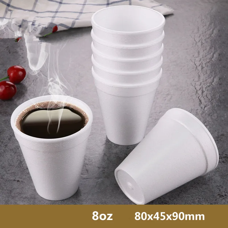 20pcs/pack Disposable Foam Cup Drink Cup Beer Drinking EPS Foam Cups Accept Customize