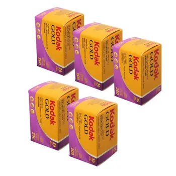 

5 Rolls Kodak Gold Negative Film For Color Prints 35mm 200 ISO Freshest 06/2021