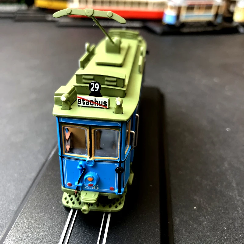 1/87 Atlas Diecast A2.2(Rathgeber)-1901 Тур трамвая серия Сборная модель из сплава поезд Игрушечная машина для детей Подарки