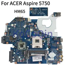 KoCoQin ноутбук материнская плата для Acer Aspire 5750 5750G материнская плата P5WE0 LA-6901P MBRFF02005 HM65