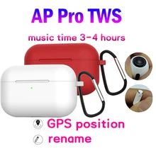 AP Pro Bluetooth Wireless Earphone Copy Air 3 Pro 1:1 Size Airpoding Head phone with Noise Reduction not W1 H1 Chip i12 i80 yison i80 silver