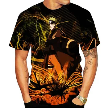 

2020 new men t shirt Japan Naruto Anime Men Tshirt 3D Printed Summer O-Neck Daily Casual Funny 3D T shirt tees