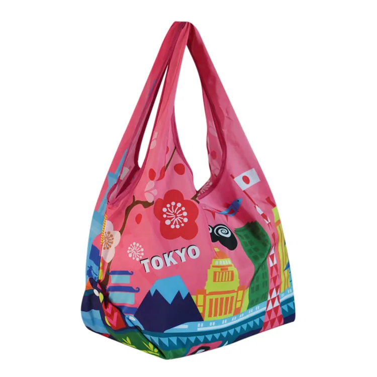 

Japan Storage Folding Bag Shoulder Bag Factory Hand High-End Anti-Spillage Oxford Cloth Shopping Bag Production Manufacturers