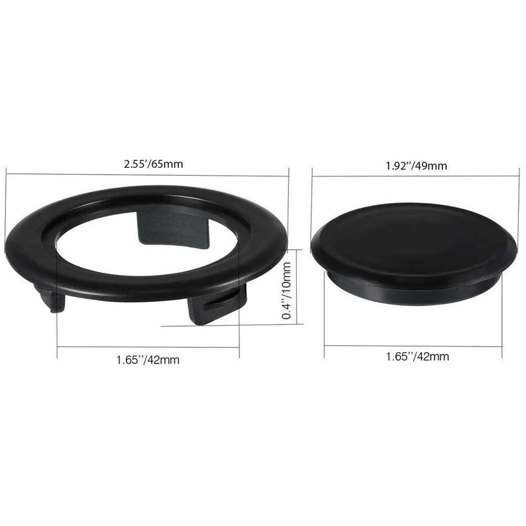 1Set Garden Table Parasol Umbrella Hole Ring Plug Cap Set Desk Plastic Round Cable Hole Cover Wire Tidy Grommet Cable Organizer