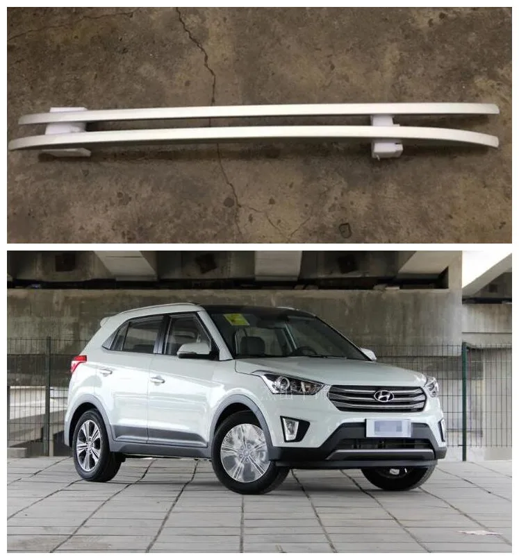 

Aluminum alloy Car Roof Racks Luggage Rack Fits For Hyundai Creta ix25 2014 2015 2016 2017 2018