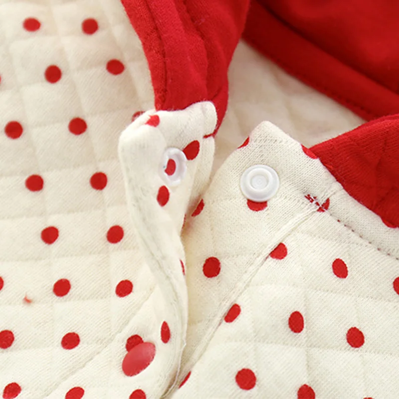 Весенне-осенняя одежда для малышей детский комбинезон в полоску с капюшоном для маленьких мальчиков и девочек, комбинезон в горошек, одежда для детей от 0 до 24 месяцев
