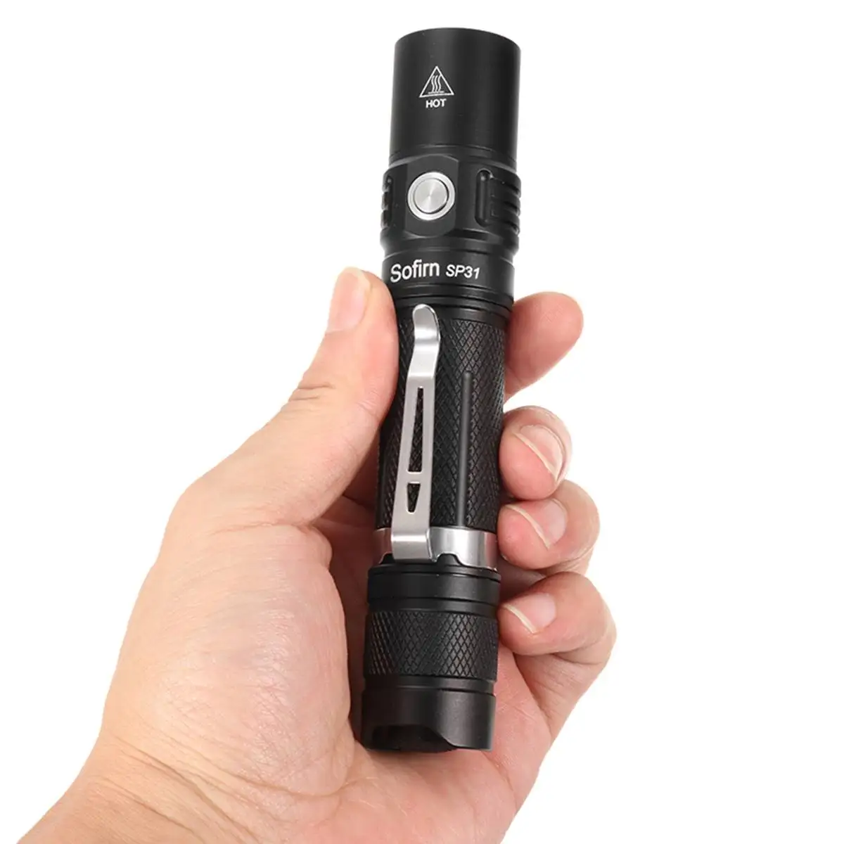 Sofirn SP31 XP-L2 V6 1021lm 6 режимов EDC светодиодный Мощный тактический светодиодный фонарик 18650 Портативный карманный фонарь уличного освещения с помощью
