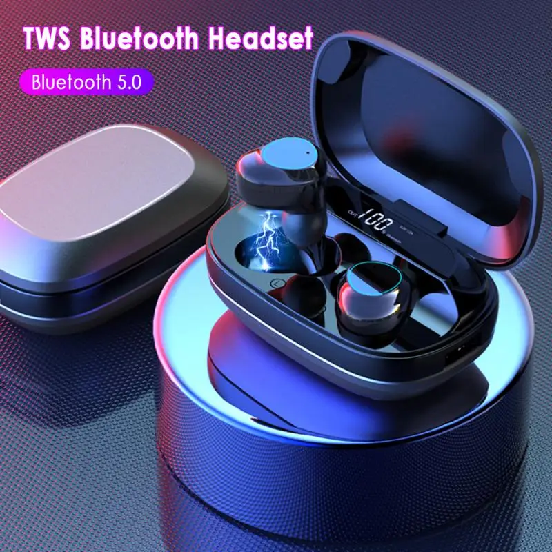 TWS G16 Bluetooth наушники беспроводные мини наушники сенсорное управление аутентичная Водонепроницаемая гарнитура стерео наушники с шумоподавлением