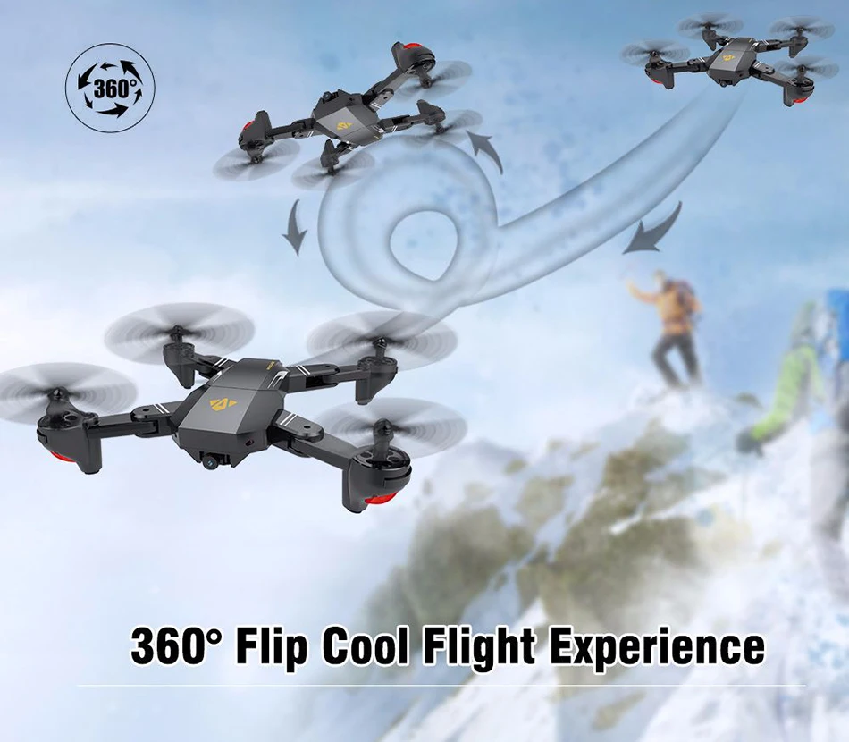 VISUO XS809HW Дрон 2MP широкоугольный wifi FPV камера Дроны с камерой 0.3MP селфи складной RC Квадрокоптер мини Дрон CS SG107