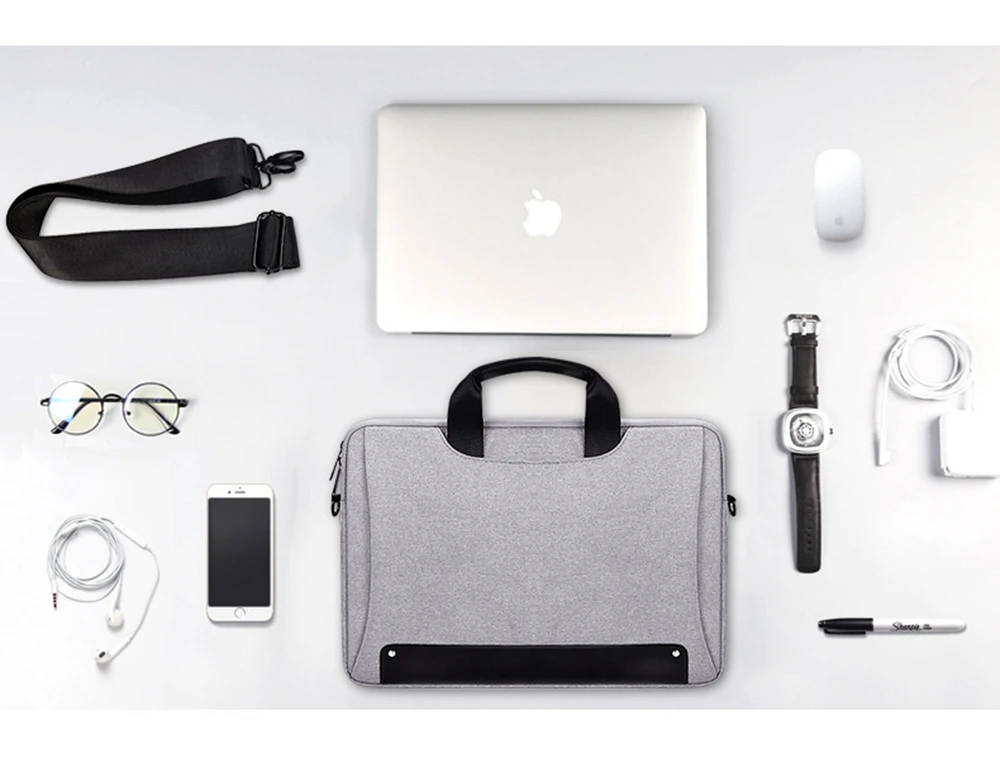 Bag Case 13.3 14.1 15.4 15.6 Messenger Bags for MacBook Air 13 Case Waterproof Notebook Bag briefcase for MacBook Pro 15