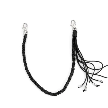 

Fashion Jeans Wallet Chains leather Braid Belt Chain Punk Rock Men Women Keychain Fashion Trousers jean pant chains DR05