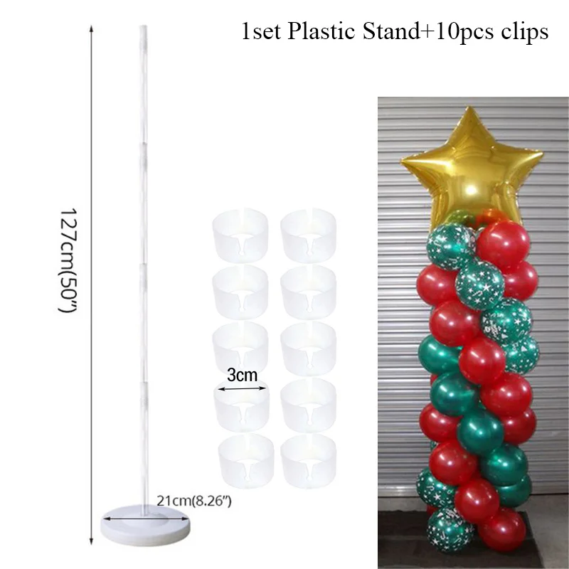 1pcs Balloon Stand Воздушный шар с днем рождения, воздушные шары, палочка, подставка, шар, для дня рождения, декор для детей, взрослых, арка, настольный шар, аксессуары, Свадебный декор - Цвет: 1pcs Balloon Stand