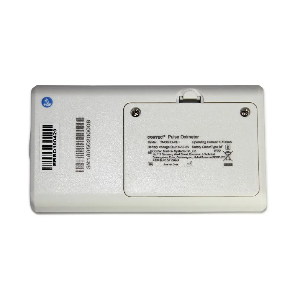 Contec OLED ветеринарный CMS60D ручной пульсоксиметр с ветеринарным зондом+ программное обеспечение