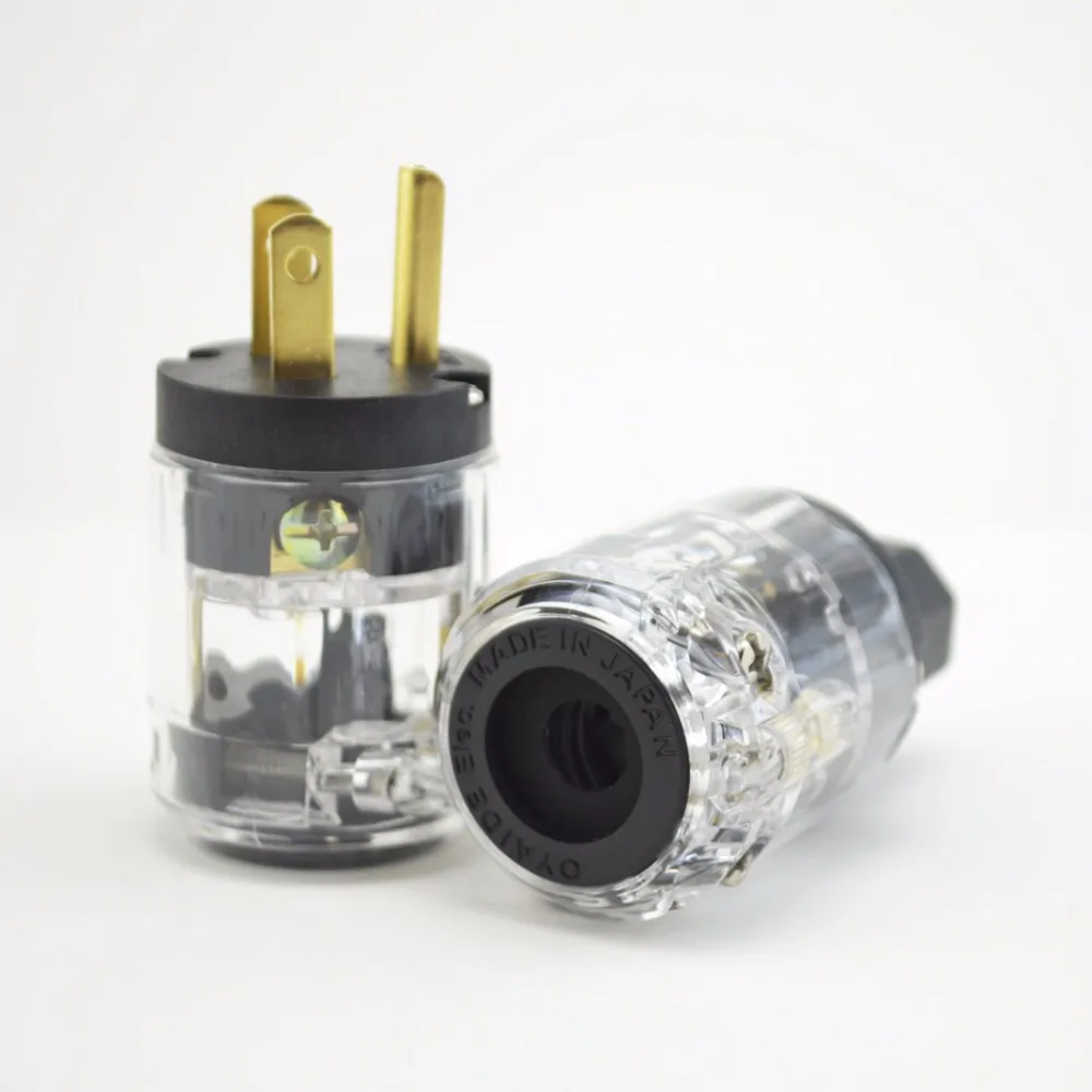 США Hi-End позолоченный P-029 AC Разъем питания+ C-029 IEC разъем питания для DIY сетевой кабель питания