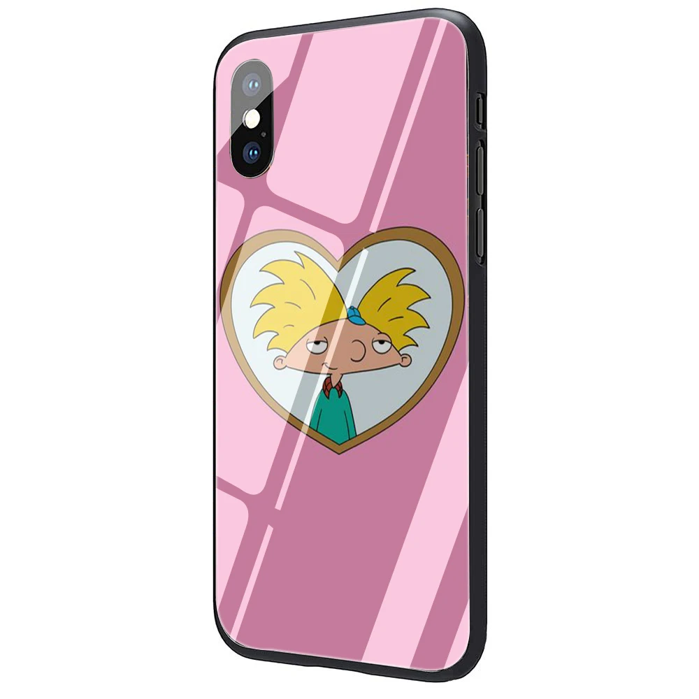 EWAU Эй Арнольд закаленное стекло чехол для телефона чехол для iPhone 5 5S SE 6 6s 7 8 Plus X XR XS 11 Pro Max - Цвет: G5