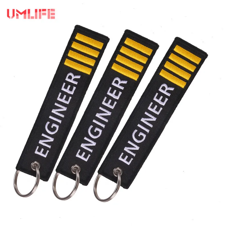 3 шт./лот remove Before Flight автомобильные брелки, Berloques в Красной вышивкой Выделите брелоков цепи авиации подарки Chaveiro - Цвет: 8