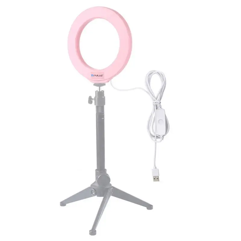 4.7 inch 12cm USB LED Ring Light Lamp For Photography Video White Light Portable Flash Ring LED Luminous Clip
