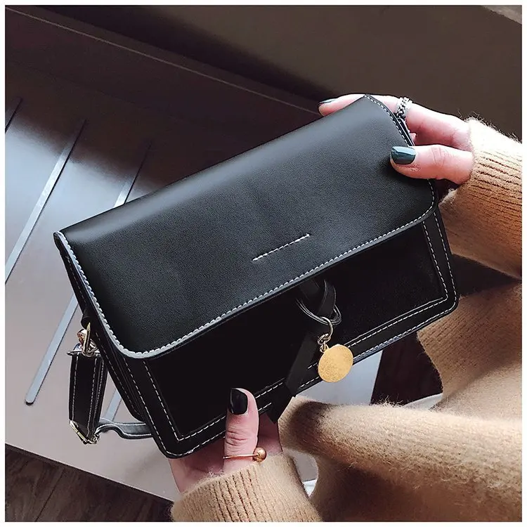 

Bag Women's 2019 New Style Fashion Korean-style Versatile Crossbody Bag Retro Fashion Trend Women's Crossbody Square Sling Bag