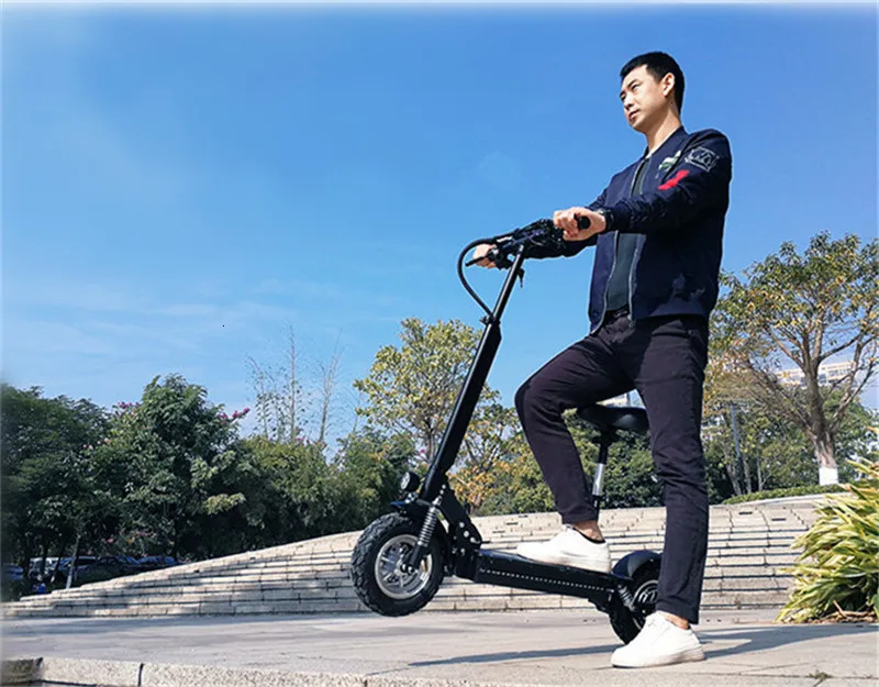 Daibot Powerful Electric Bike 10 Inch 48V Two Wheels Electric Scooters Max Speed 60KMH Folding Electric Scooter 1000W Adults (6)