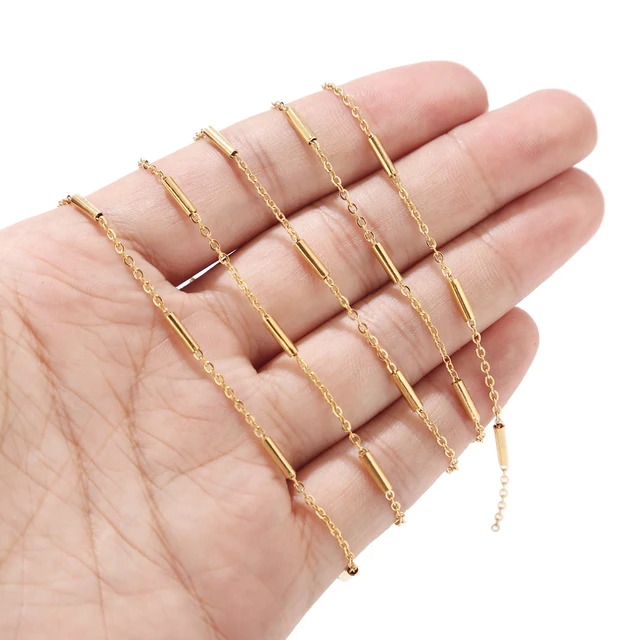 Stainless Steel Necklace Bracelet Supplies  Chain Making Bracelets  Stainless Steel - Jewelry Findings & Components - Aliexpress