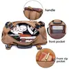 KAKA Vintage Canvas Travel Backpack Men Women Large Capacity Luggage Shoulder Bags Backpacks Male Waterproof Backpack bag pack ► Photo 2/6