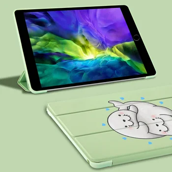 

Cartoon Shark iPad Cases For iPad Air 1 2 Coque Soft Silicone Back Funda Protective Covers iPad 7th Generation Case Pro 11 2020