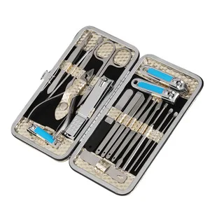 Nail Clippers 17-Piece Set Nail Clippers Manicure Beauty Tool Pedicure Knife Earpick Nail Clippers 17-Piece Set