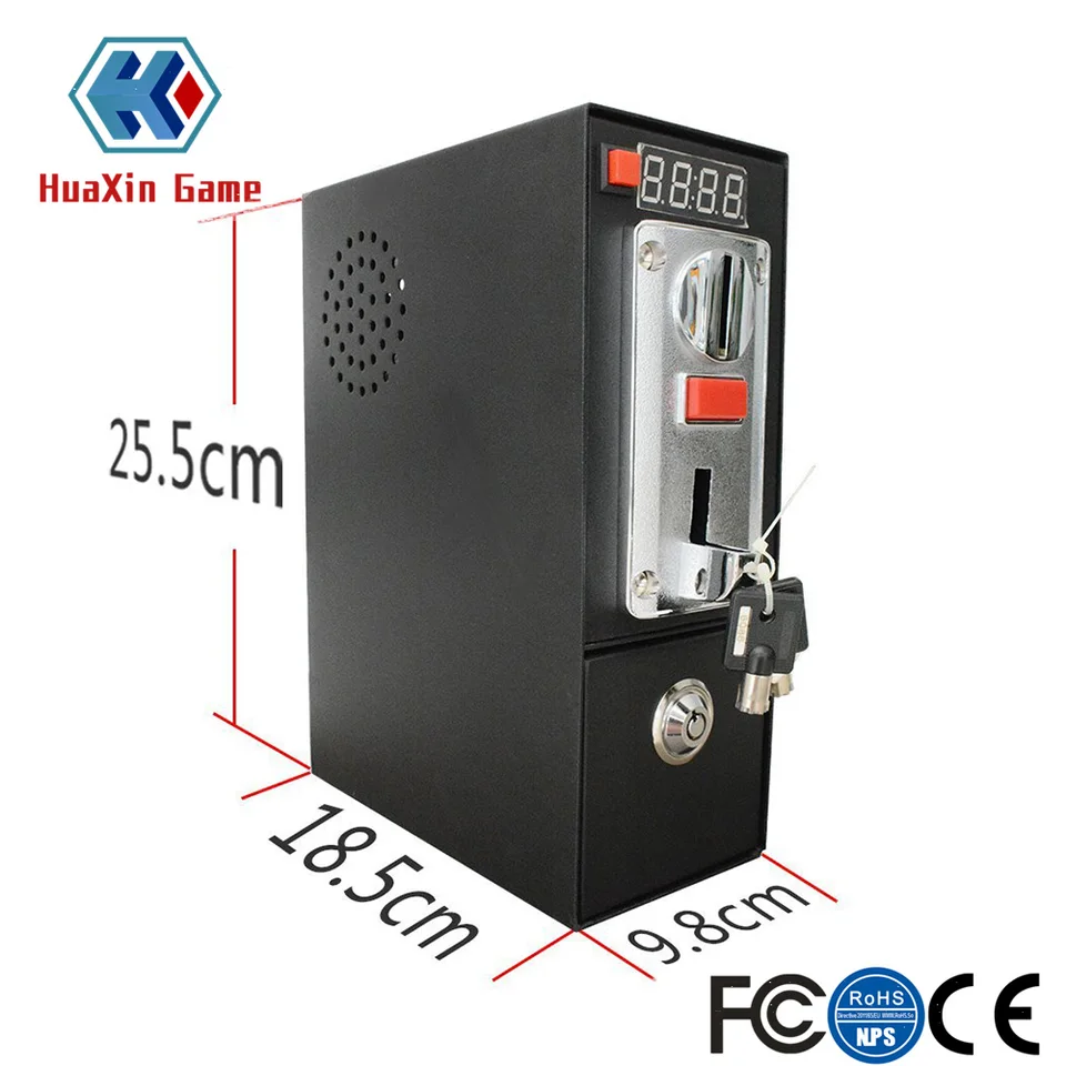 Coin Operated Timer Control Box – 1250W, For Washing Machines, Massage Chairs, Gaming