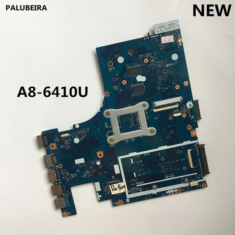 

PALUBEIRA for Lenovo G40-45 NEW Laptop Motherboard A8-6410 CPU NM-A281 CPU with video card chip 100% tested fully fast ship