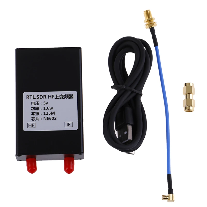 150K-30MHZ HF Upconverter For RTL2383U SDR Receiver +Aluminum Case antenna kit