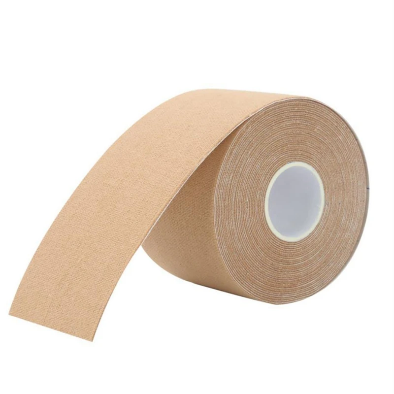 7,5 см* 5 м Предварительно вырезанная Кинезиология мышечная лента эластичный рулон наколенников клейкая повязка Защитное снаряжение спортивная безопасность наколенник