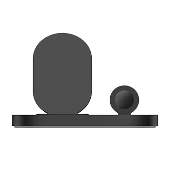 

3 In 1 Multiple Protection With Breathable Lamp Fast Charging Type C Wireless Charger 15W Foldable Portable Sensitive Induction