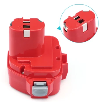 

MELASTA Ni-Cd 12V 2100mAh Power Tool Battery for Makita 1220 PA12 1222 1233S 1233SA 1233SB 1235 1235A 1235B 192598-2 6271D